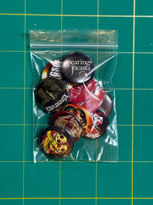 10 Pack of Buttons/Pins