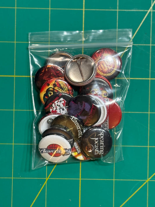 20 Pack of Buttons/Pins