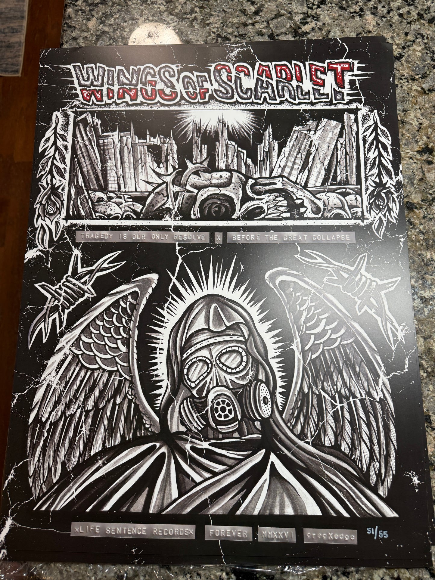 Wings of Scarlet - Limited Edition & Hand Numbered Poster