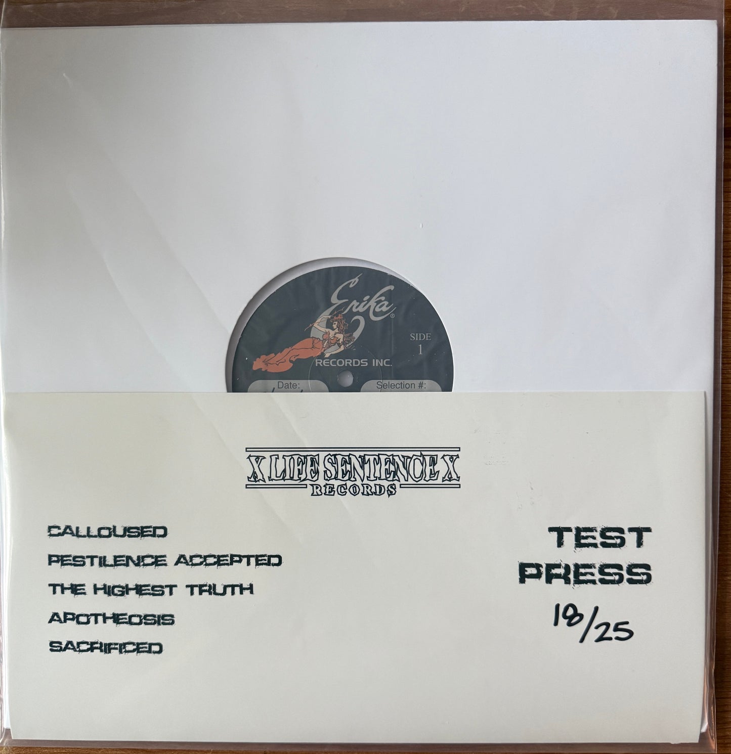 xForever Warx Test press #18/25