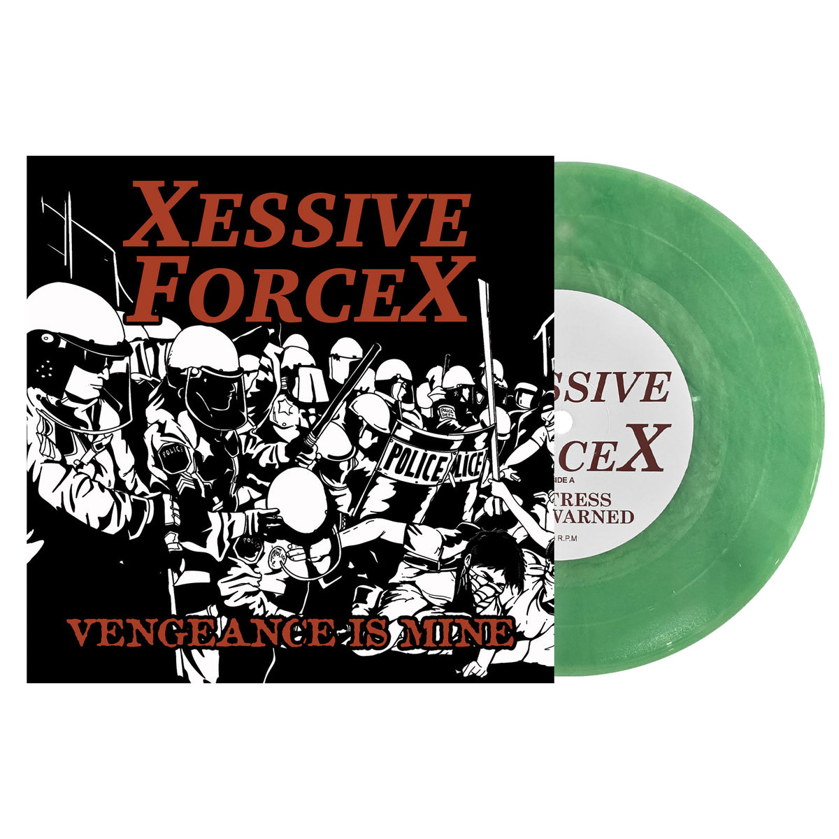 XESSIVE FORCEX - Vengeance is Mine 7" - EDGE DAY 2026 Edition - Single Record