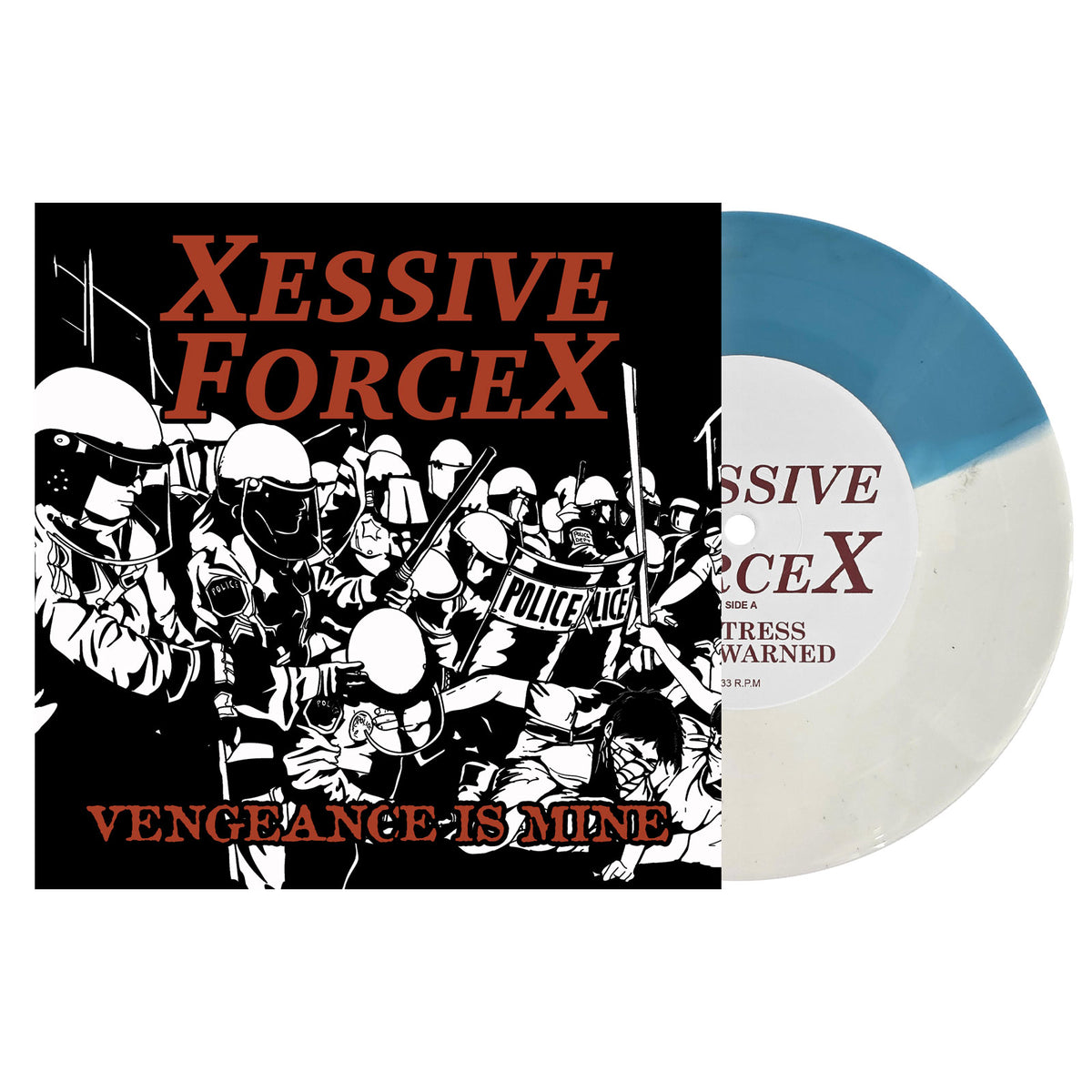 XESSIVE FORCEX - Vengeance is Mine 7" - EDGE DAY 2026 Edition - Single Record