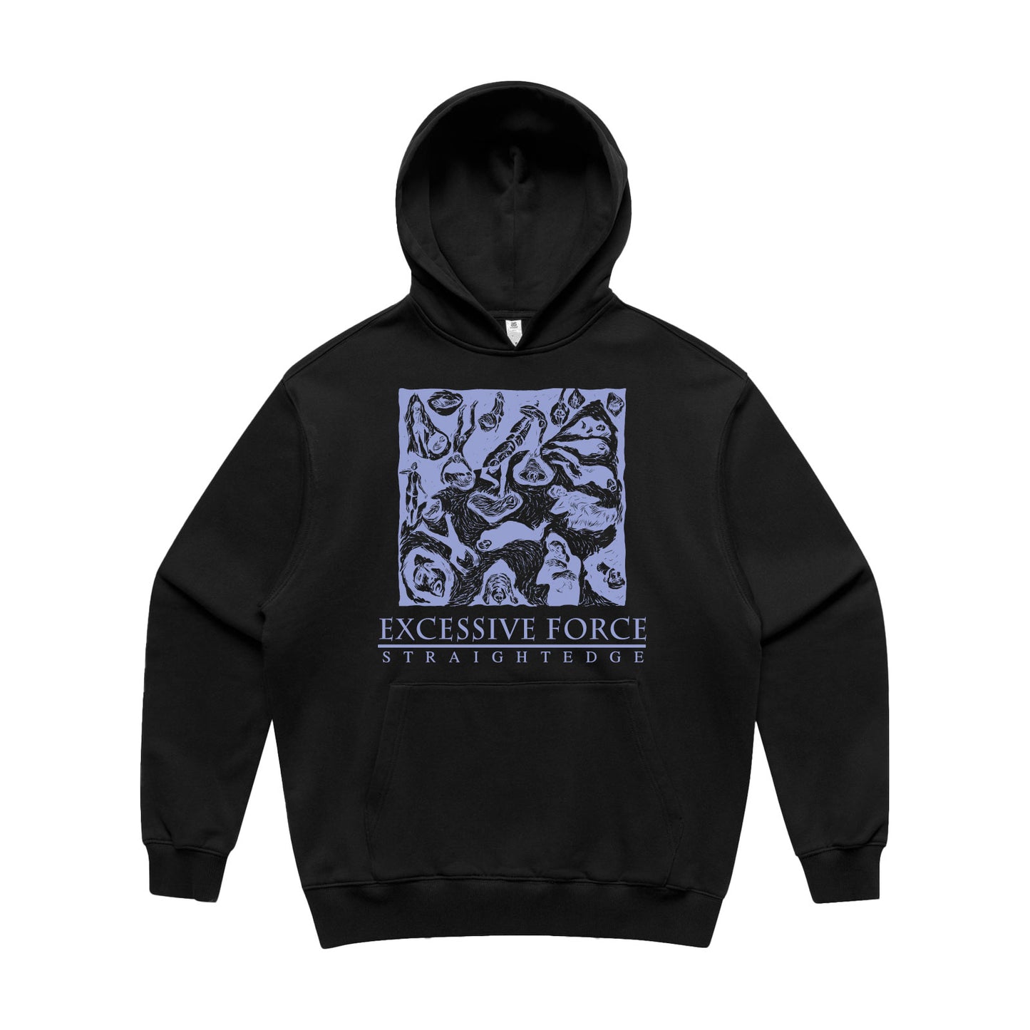 Excessive Force - Hooded Sweatshirt - Grey or Black - PRE-ORDER