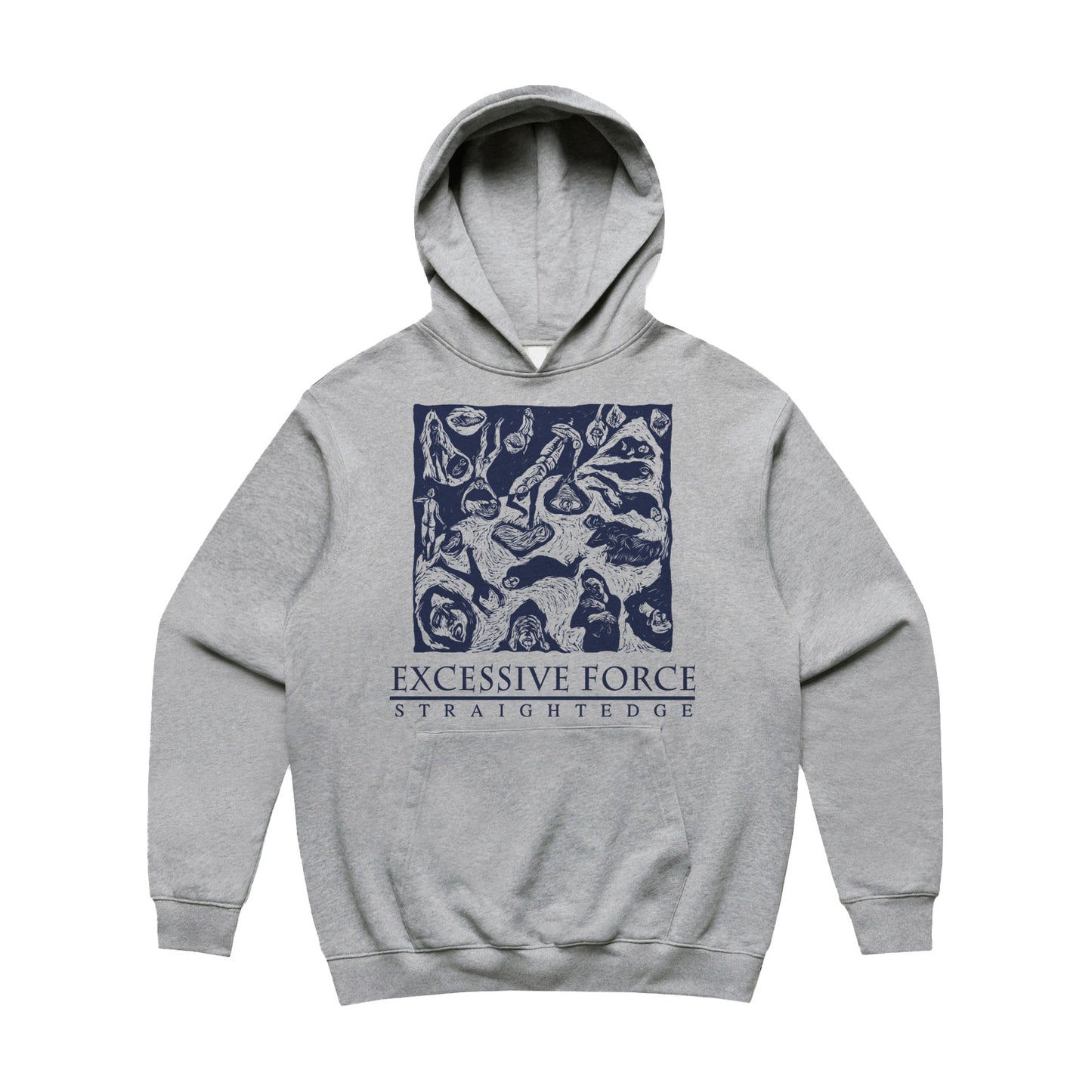 Excessive Force - Hooded Sweatshirt - Grey or Black - PRE-ORDER