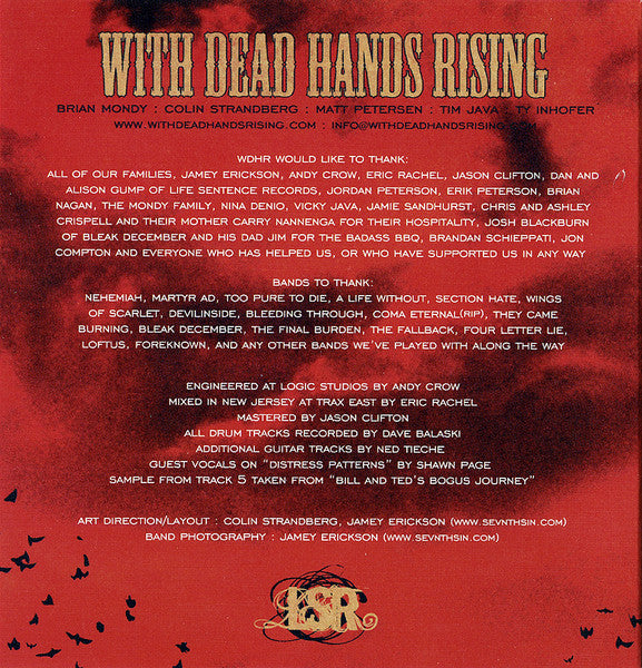 With Dead Hands Rising - The Horror Grows Near CD EP
